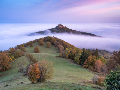 Bild-Nr: 12852384 Burg Hohenzollern über den Wolken Erstellt von: eyetronic
