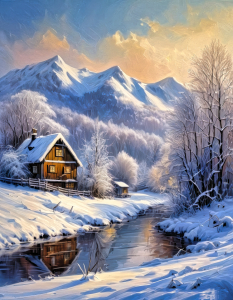 Bild-Nr: 12852940 Zauberhafter Winter KI Erstellt von: XYRIUS