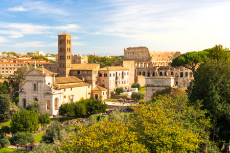 Bild-Nr: 12854730 Forum Romanum mit Kolosseum Erstellt von: janschuler