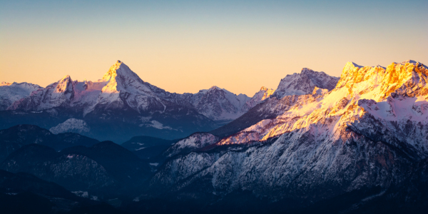 Bild-Nr: 12855005 Berchtesgadener Alpen im Sonnenaufgang Erstellt von: Martin Martin Wasilewski