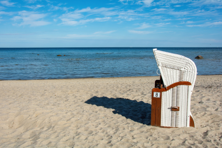 Bild-Nr: 12856854 Strandkorb an der Ostsee  Erstellt von: Claudia Evans