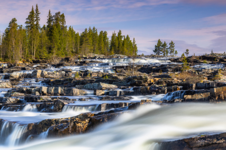 Bild-Nr: 12858656 Morgens am Wasserfall in Schweden Erstellt von: Daniela Beyer