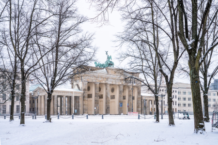 Bild-Nr: 12864317 Brandenburger Tor im Winter Erstellt von: eyetronic