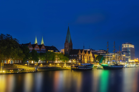 Bild-Nr: 12865035 Bremen - Weserpromenade - Schlachte Erstellt von: uh-Photography