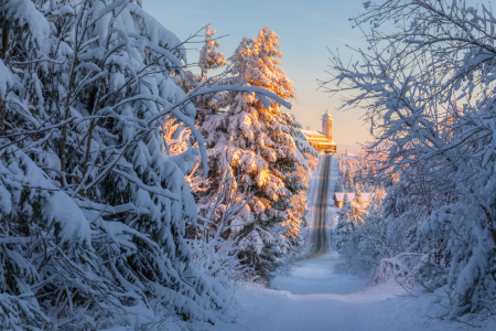 Bild-Nr: 12867840 Wintermorgen am Fichtelberg Erstellt von: Daniela Beyer