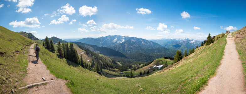 Bild-Nr: 12870474 Wanderer am Rotwand Höhenweg Erstellt von: SusaZoom