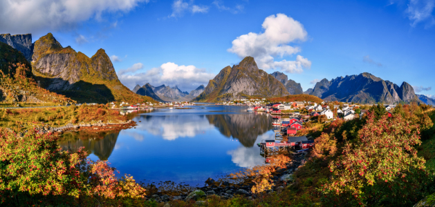 Bild-Nr: 12871814 Herbst in Reine auf den Lofoten - Norwegen Erstellt von: Achim Thomae