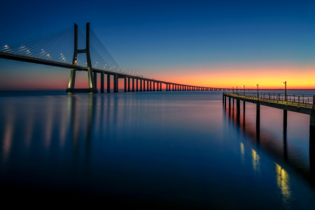 Bild-Nr: 12872649 Vasco da Gama Brücke - Lissabon - Portugal Erstellt von: Achim Thomae