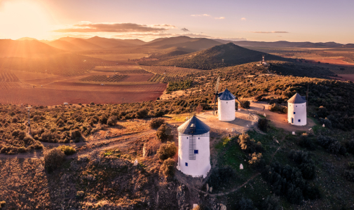 Bild-Nr: 12873652 Don Quixote Windmühlen - Spanien Erstellt von: Achim Thomae