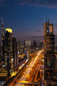 Bild-Nr: 12874903 Skyline Dubai - Downtown von einer Rooftop Bar Erstellt von: uh-Photography