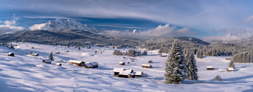 Bild-Nr: 12875987 Winterpanorama Oberbayern Erstellt von: Achim Thomae