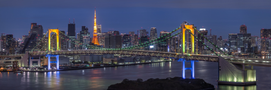 Bild-Nr: 12878927 Rainbow Bridge in Tokyo Erstellt von: eyetronic