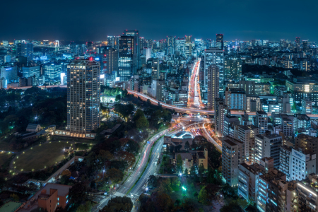 Bild-Nr: 12879727 Tokyo Stadtansicht bei Nacht Erstellt von: eyetronic