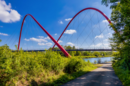 Bild-Nr: 12886788 Doppelbogenbrücke Nordsternpark Erstellt von: uh-Photography