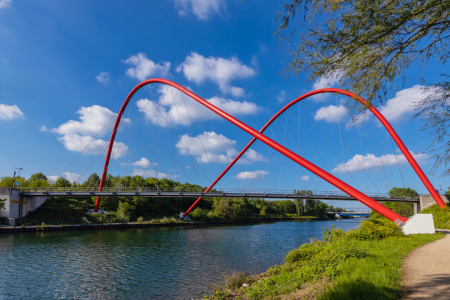 Bild-Nr: 12887224 Doppelbogenbrücke Nordsternpark Erstellt von: uh-Photography