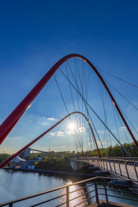 Bild-Nr: 12887463 Doppelbogenbrücke Nordsternpark Erstellt von: uh-Photography