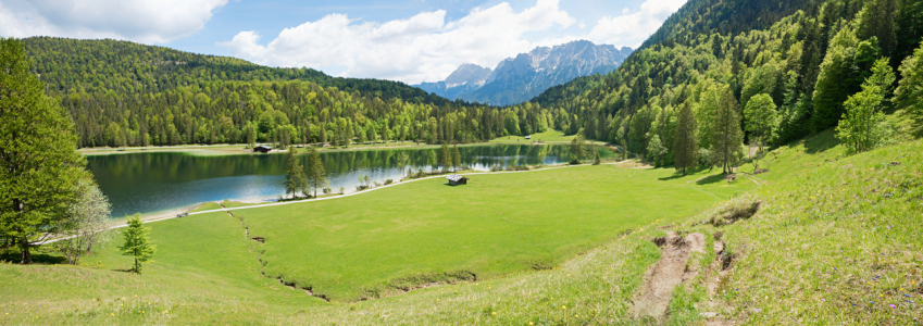 Bild-Nr: 12887604 Frühlingspanorama Ferchensee Erstellt von: SusaZoom