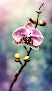 Bild-Nr: 12890812 Orchideenzweig KI Erstellt von: XYRIUS