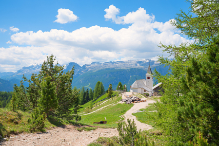 Bild-Nr: 12890863 Chiesa Santa Croce am Heiligkreuzkofel Dolomiten Erstellt von: SusaZoom