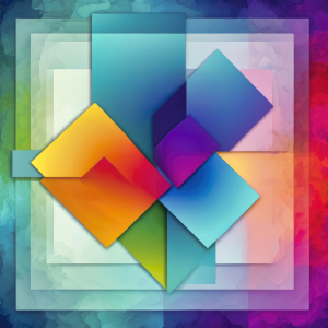 Bild-Nr: 12891489 Bunte Geometrie KI Erstellt von: XYRIUS
