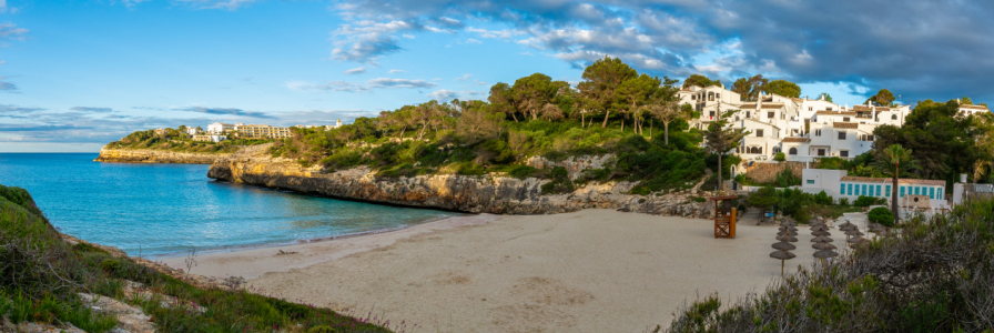 Bild-Nr: 12891945 Sonniges Panorama vom Strand der Cala Anguila Erstellt von: Kunze Kunze