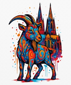 Bild-Nr: 12893240 Kölner Dom  Geißbock Erstellt von: gabii40