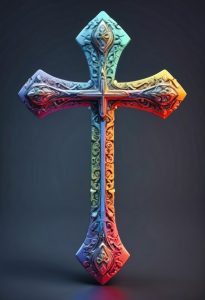 Bild-Nr: 12894330 Kreuz KI Erstellt von: XYRIUS