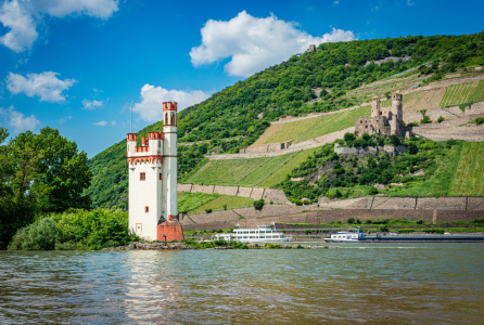 Bild-Nr: 12894432 Mäuseturm und Ruine Ehrenfels 89n Erstellt von: Erhard Hess