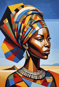 Bild-Nr: 12895276 Afrikas Farben KI Erstellt von: XYRIUS