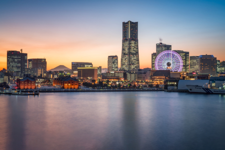 Bild-Nr: 12895361 Yokohama Skyline mit Berg Fuji Erstellt von: eyetronic