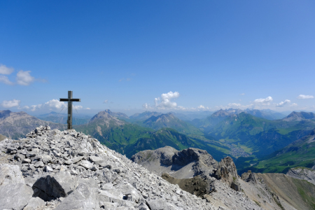 Bild-Nr: 12898121 Gipfelkreuz Spuller Schafberg Erstellt von: Gerhard Albicker
