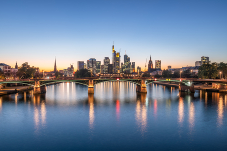 Bild-Nr: 12898417 Ignatz Bubis Brücke in Frankfurt am Main  Erstellt von: eyetronic