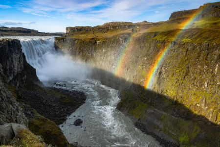 Bild-Nr: 12898725 Dettifoss mit doppelten Regenbogen Erstellt von: Daniela Beyer