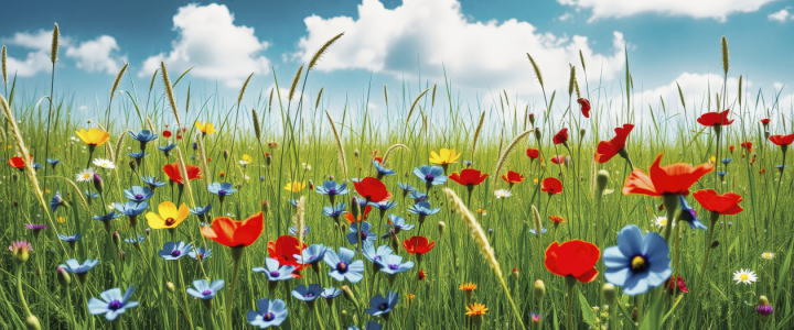 Bild-Nr: 12899249 Wiesenblumen KI Erstellt von: XYRIUS