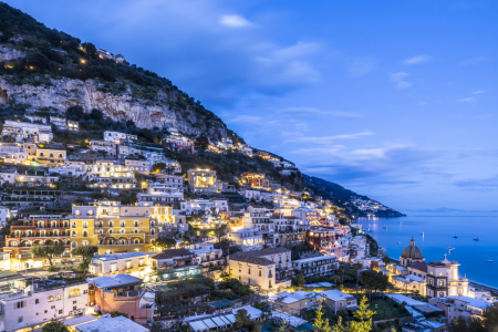 Bild-Nr: 12900882 POSITANO Abenddämmerung über den Hügeln Erstellt von: Melanie Viola