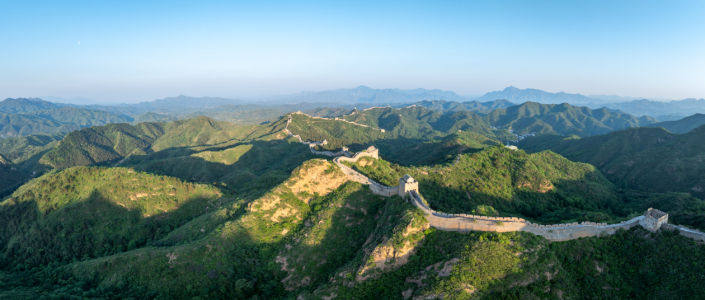 Bild-Nr: 12901006 Luftaufnahme der Chinesischen Mauer Erstellt von: eyetronic