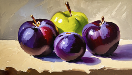 Bild-Nr: 12901557 Simply Pflaumen KI Erstellt von: XYRIUS