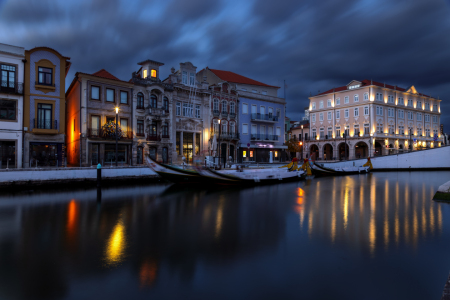 Bild-Nr: 12903722 Aveiro bei Nacht Erstellt von: DirkR