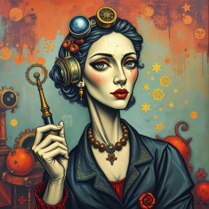 Bild-Nr: 12904767 Madame Steampunk KI Erstellt von: XYRIUS
