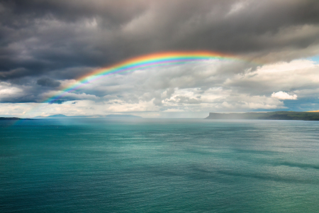 Bild-Nr: 12907555 Regenbogen über Irlands Küste Erstellt von: Daniela Beyer