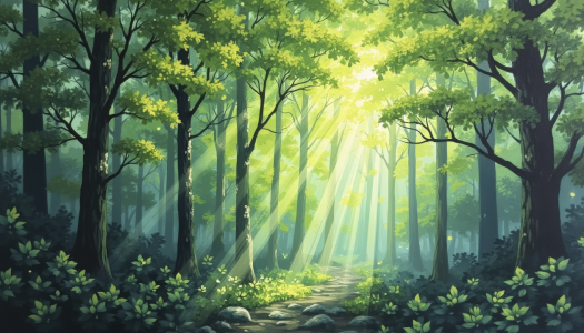 Bild-Nr: 12908233 Morgenfrische im Wald KI Erstellt von: XYRIUS