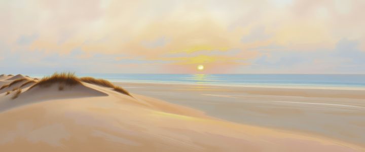 Bild-Nr: 12908351 Morgenfrische am Meer KI Erstellt von: XYRIUS