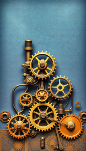 Bild-Nr: 12908466 Räder und Rädchen 03 KI Erstellt von: XYRIUS