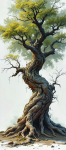 Bild-Nr: 12909495 Knorriger Baum KI Erstellt von: XYRIUS