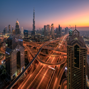 Bild-Nr: 12909723 Sonnenuntergang in Dubai Erstellt von: Achim Thomae