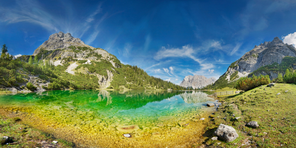 Bild-Nr: 12910121 Seebensee Panorama mit Zugspitze Erstellt von: Michael und Elisabeth Rucker