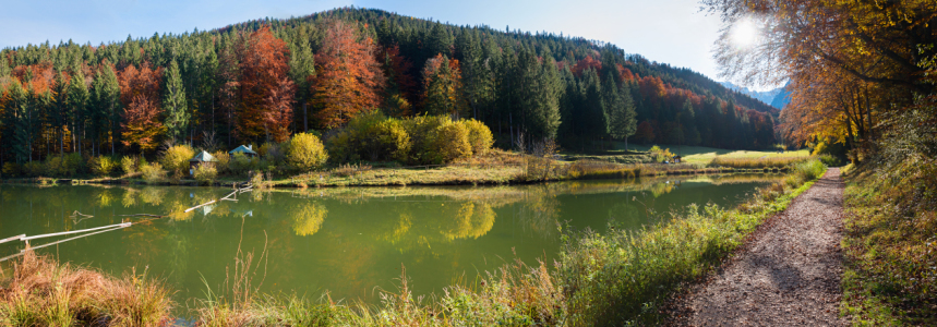 Bild-Nr: 12911401 Rundweg Riessersee im Herbst Erstellt von: SusaZoom