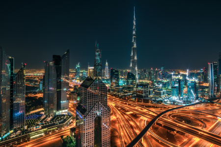 Bild-Nr: 12911742 Dubai bei Nacht Erstellt von: Achim Thomae