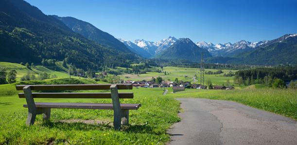 Bild-Nr: 12912086 Aussichtsbank im Allgäu Erstellt von: SusaZoom
