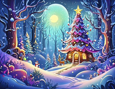 Bild-Nr: 12913232 Knusperhäuschen KI Erstellt von: XYRIUS